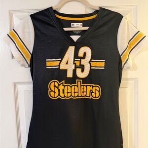 NFL Steelers Women's Black and Gold Jersey